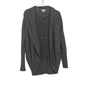 Aritzia Wilfred Open Front Cotton Modal Diderot Sweater Cardigan